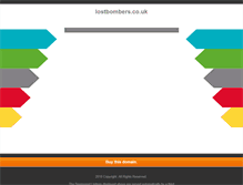 Tablet Screenshot of lostbombers.co.uk